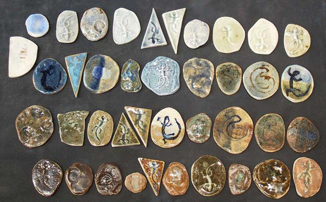 Glaze TestTile Samples, Back to Main Page