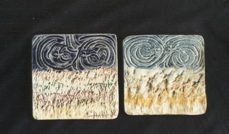 vangogh style landscape tiles